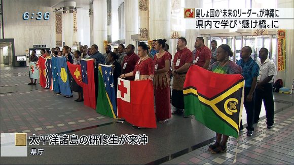 日本との架け橋目指しJICA研修生が来沖