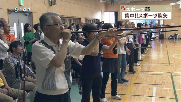 Q+スポーツ部 集中!!スポーツ吹矢