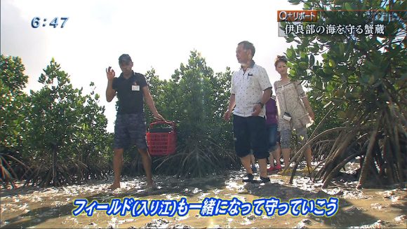 Q+リポート 伊良部の海を守る蟹蔵