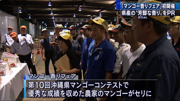県産マンゴーの魅力をPR「マンゴー香りフェア」
