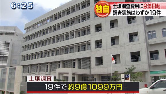土壌調査費用19件で総額9億円超