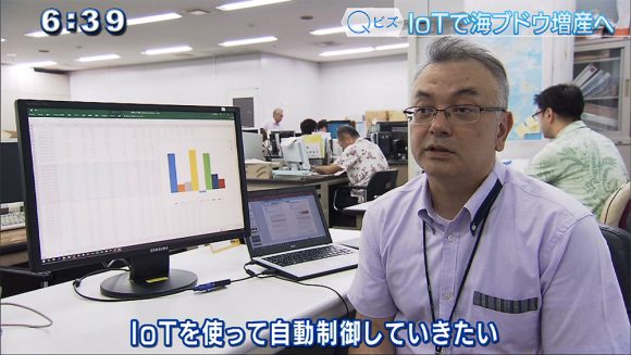 Qビズ IoTで生産量が1.5倍に!