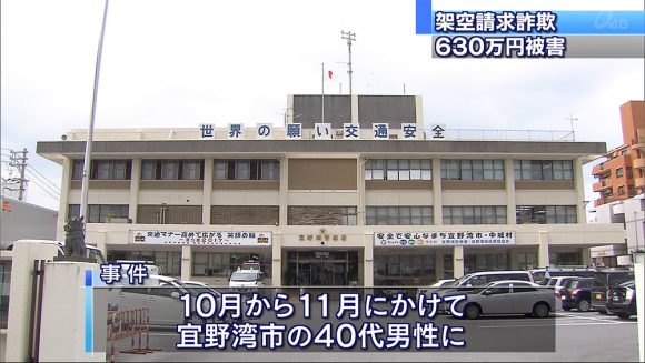 架空請求詐欺 被害額630万円