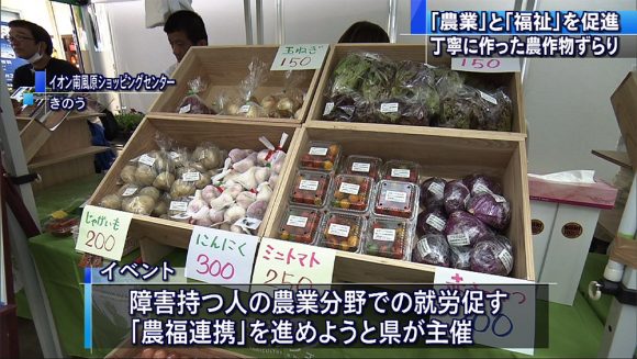 障がい者×農業「農福マルシェ」