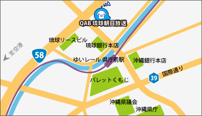 QAB本社地図