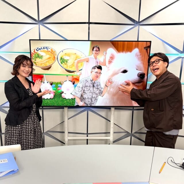 ＼今日のCATCHY／

2年ぶりに復活!!「おさんポっポ」のコーナーは、カシスオレンジポっポさんが国際通り周辺をお散歩！✨
スペシャルゲスト？ではなく“いつメン”の、みはるさんとともに気になる体験スポット

🍜「タイラ製麺所」
🐶「SAMOYED BASE -サモエドベース-」
🕯「OKINAWA CANDLE LABO -オキナワキャンドルラボ-」
を巡りました🏃🏃

#イマココlive はSUPERライブマーケット🛒
今日は浦西りうぼうへ🎦
惣菜コーナーのおすすめは「あじ竜田南蛮漬け」🐟
新商品開発課の宜保さんに紹介してもらいました！✨

また鮮魚コーナーでは「豪華海鮮ちらし寿司」🍣
がおすすめ商品!!

きょう5月5日はこどもの日♬ということで、
子どもたちを笑わせることができれば試食ゲット👍
みーかーさんとたいすけお兄さんがギャグチャレンジしました🥳

見逃し配信サイト
「Quebee/キュエビー」「QAB公式YouTube」からも見ることができますよ〜📱💯
みなさんチェックしてみてくださいね！🔍

CATCHYは月～金曜16:15～生放送！ぜひ見てね👀

･････････････････････････････････････････
『今より“ちょっとだけ”よくなる』情報をお届け
あなたの生活により添った、
手が届きそうなシアワセ、情報、知しきを
@cathy.qab
･････････････････････････････････････････

#okinawa #qab #沖縄 #catchy