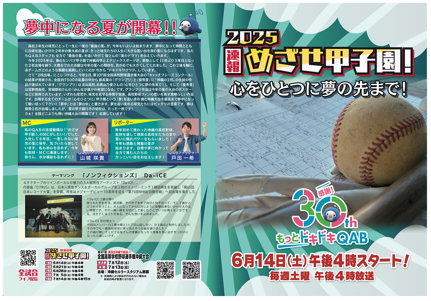 フリーペーパー表裏面