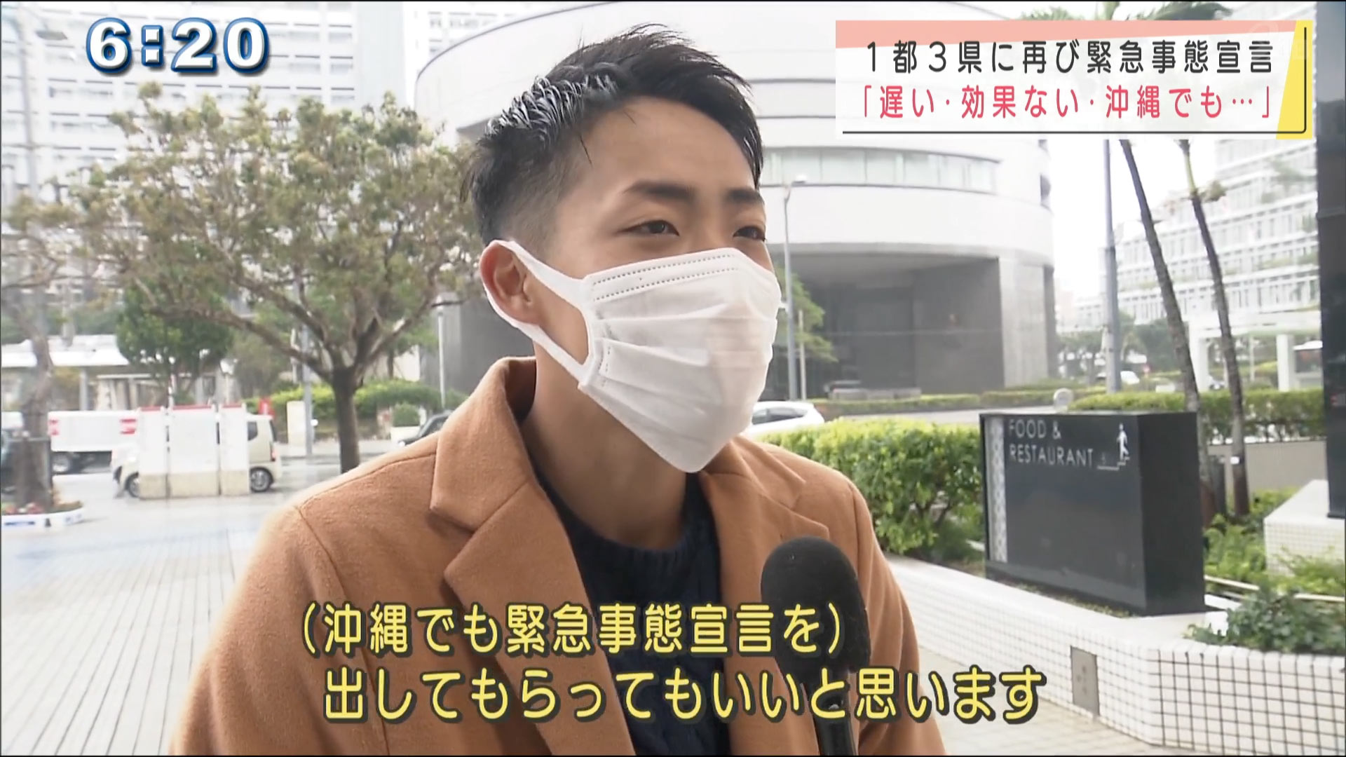 １都３県に再び緊急事態宣言 県民の声