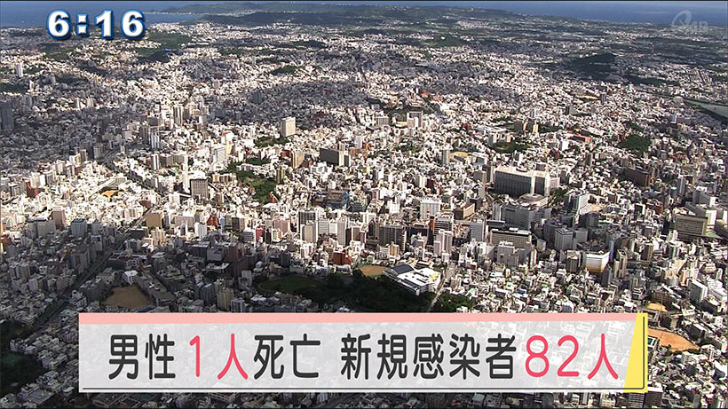 新型コロナ　死亡１人　新規感染者８２人