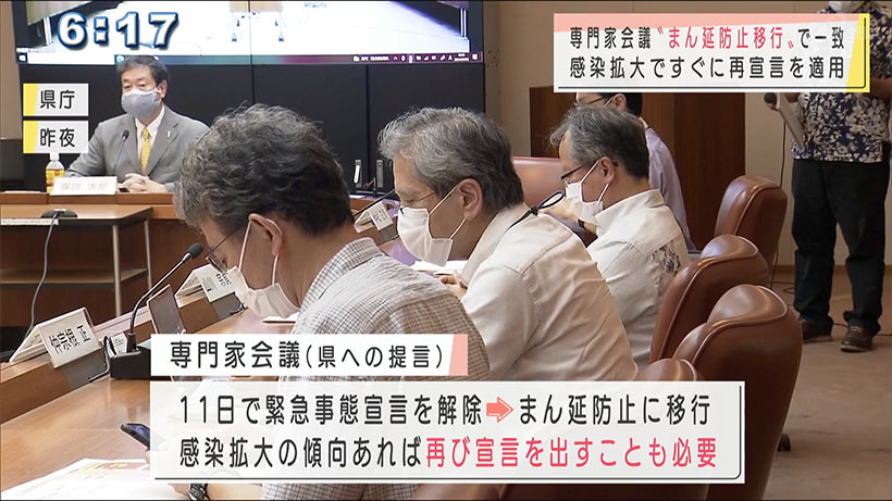 専門家会議　宣言を解除し「まん延防止に移行」で意見一致