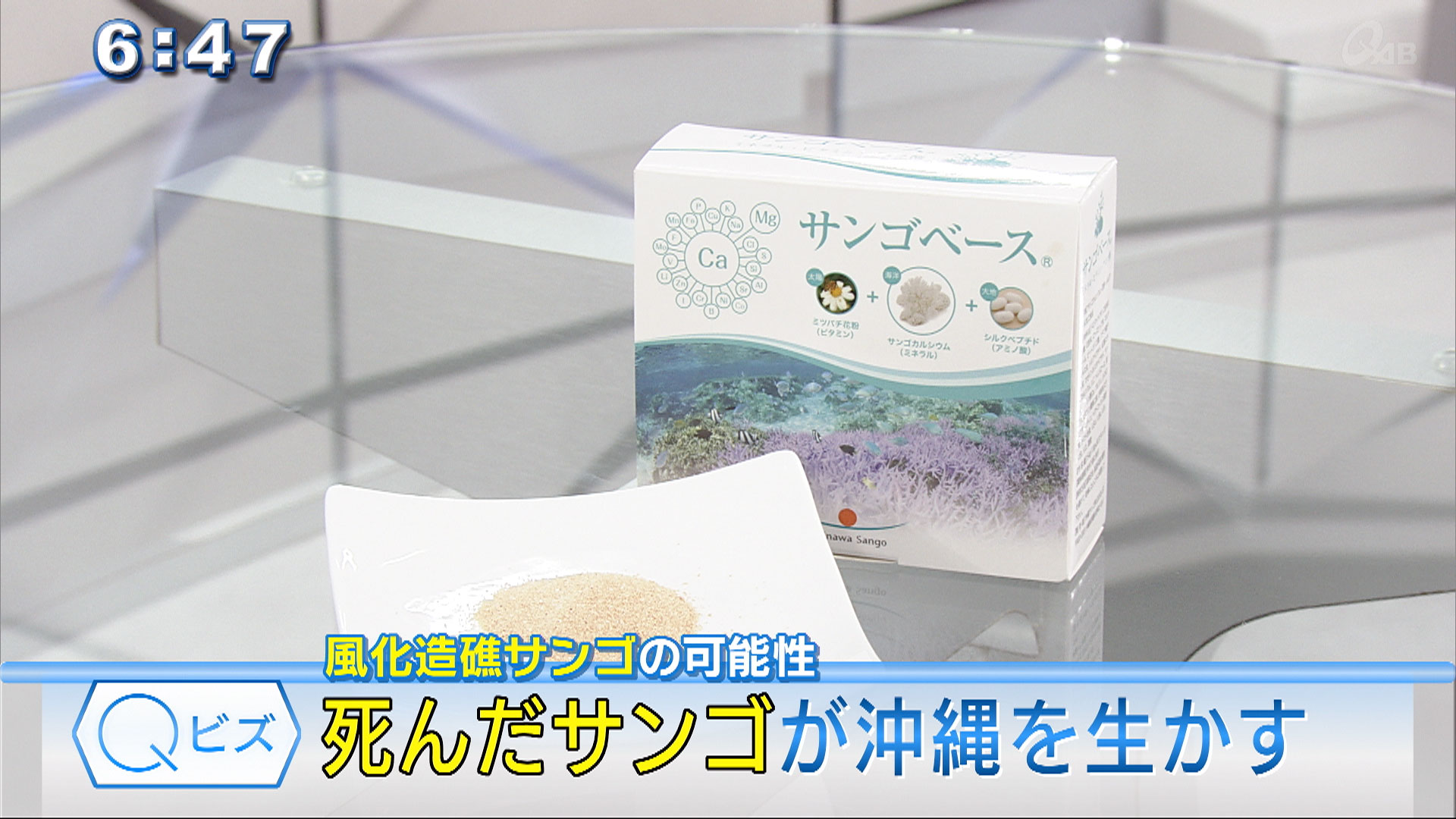 Ｑビズ　死んだサンゴが沖縄を生かす 風化造礁サンゴの可能性