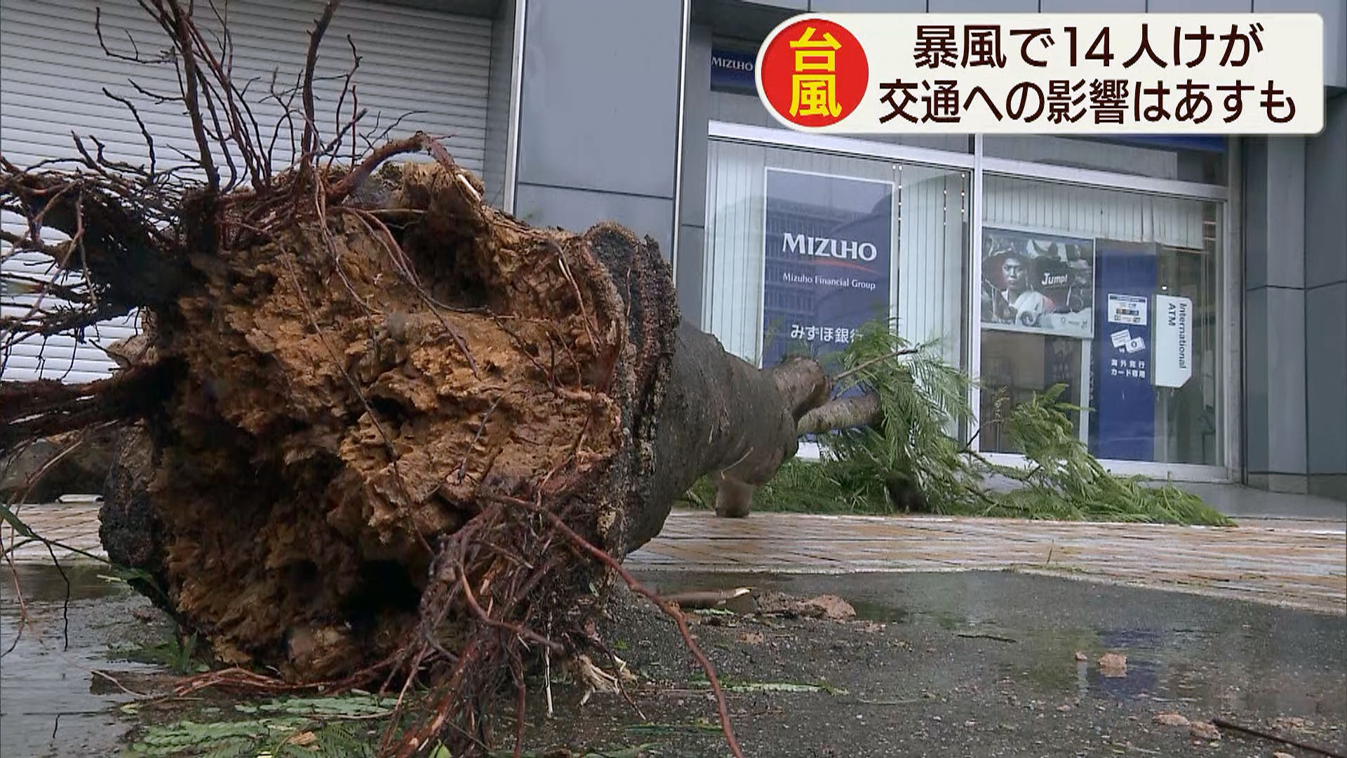 台風１７号　これまでに１９人けが