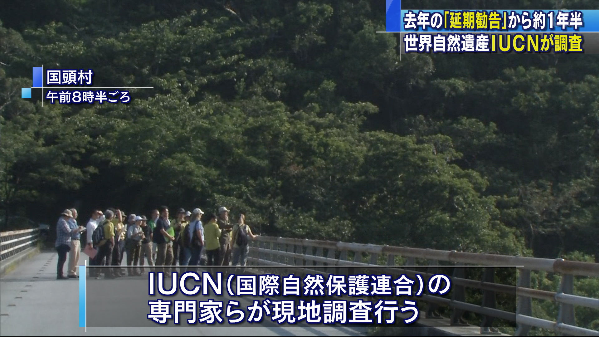 世界自然遺産登録ＩＵＣＮが現地調査