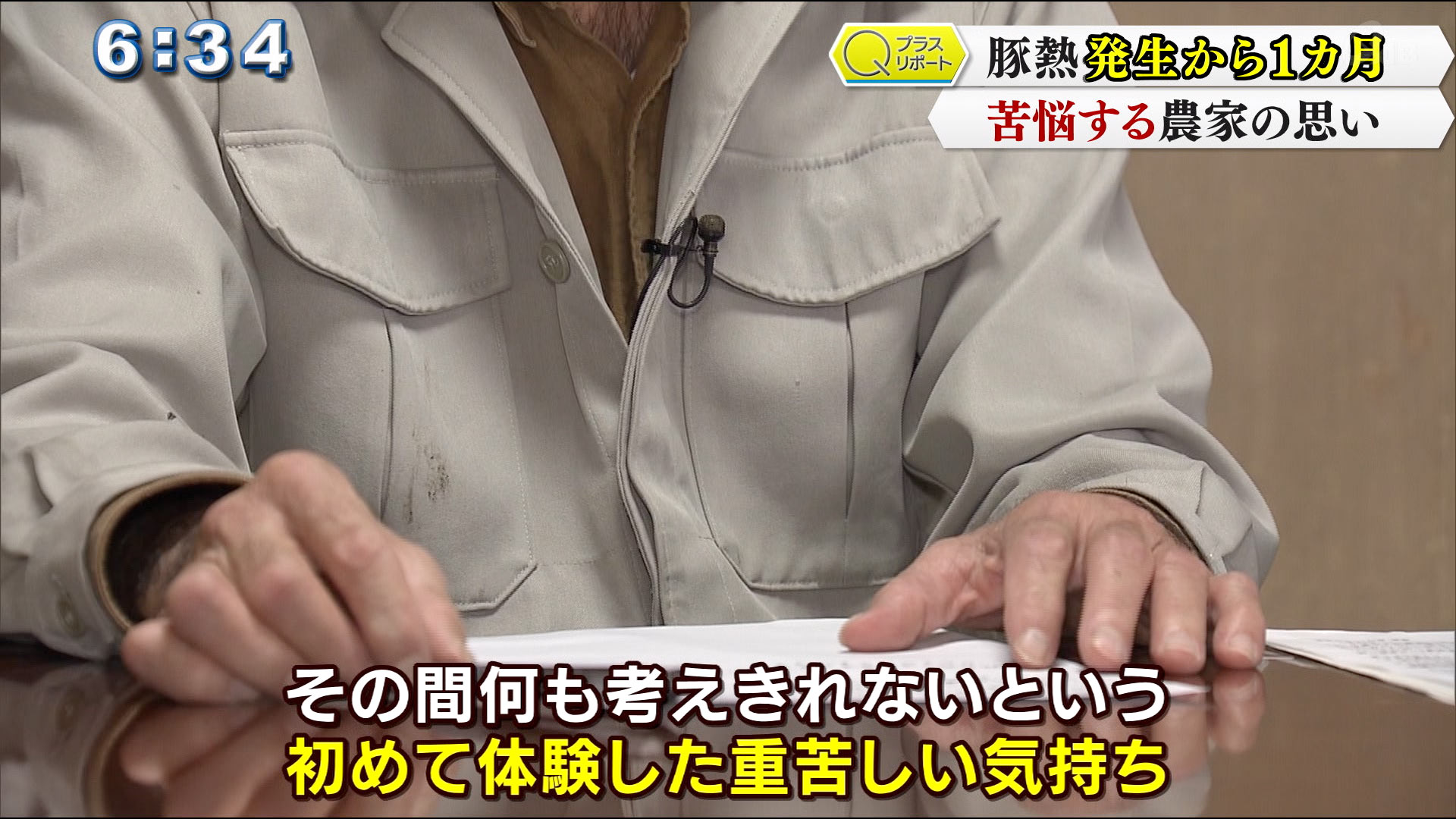 豚熱の発生から１カ月　感染した農家が語る