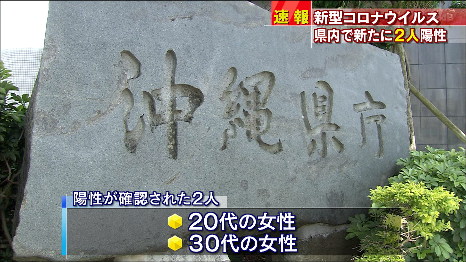 新型コロナ県内で新たに2人の感染確認