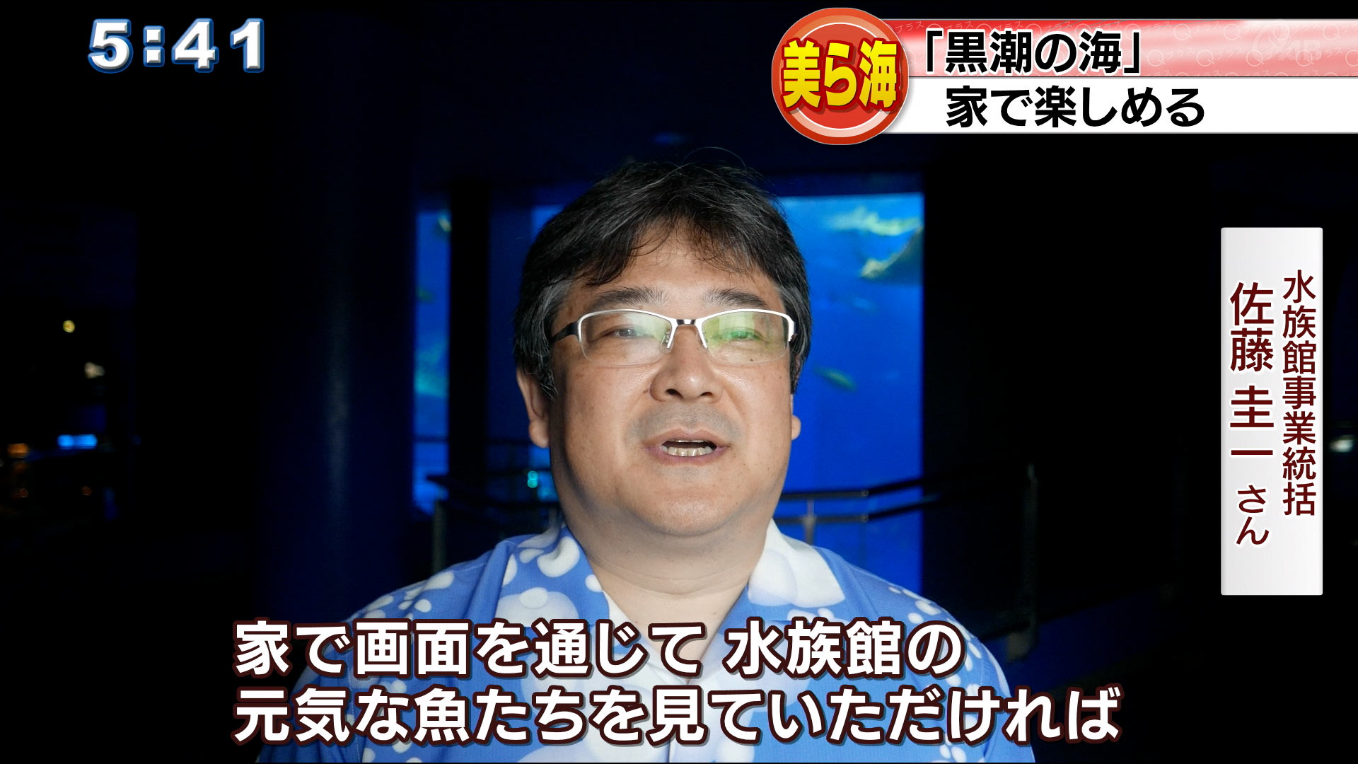 美ら海水族館が魚たちの様子を生配信