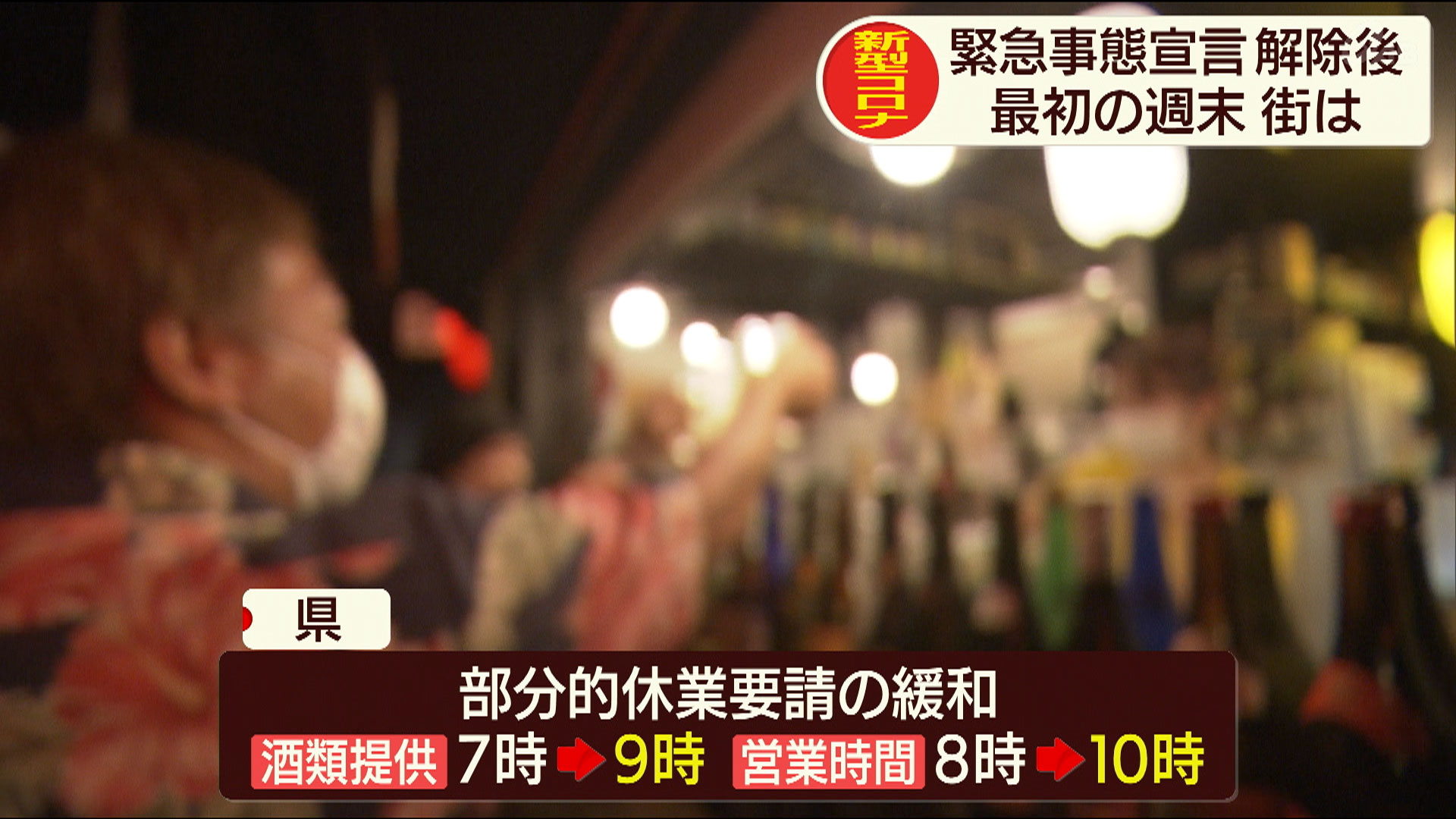 緊急事態宣言解除後初めての週末 街は