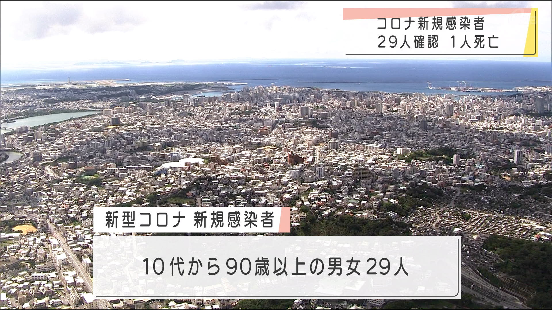 新型コロナ高齢者１人死亡