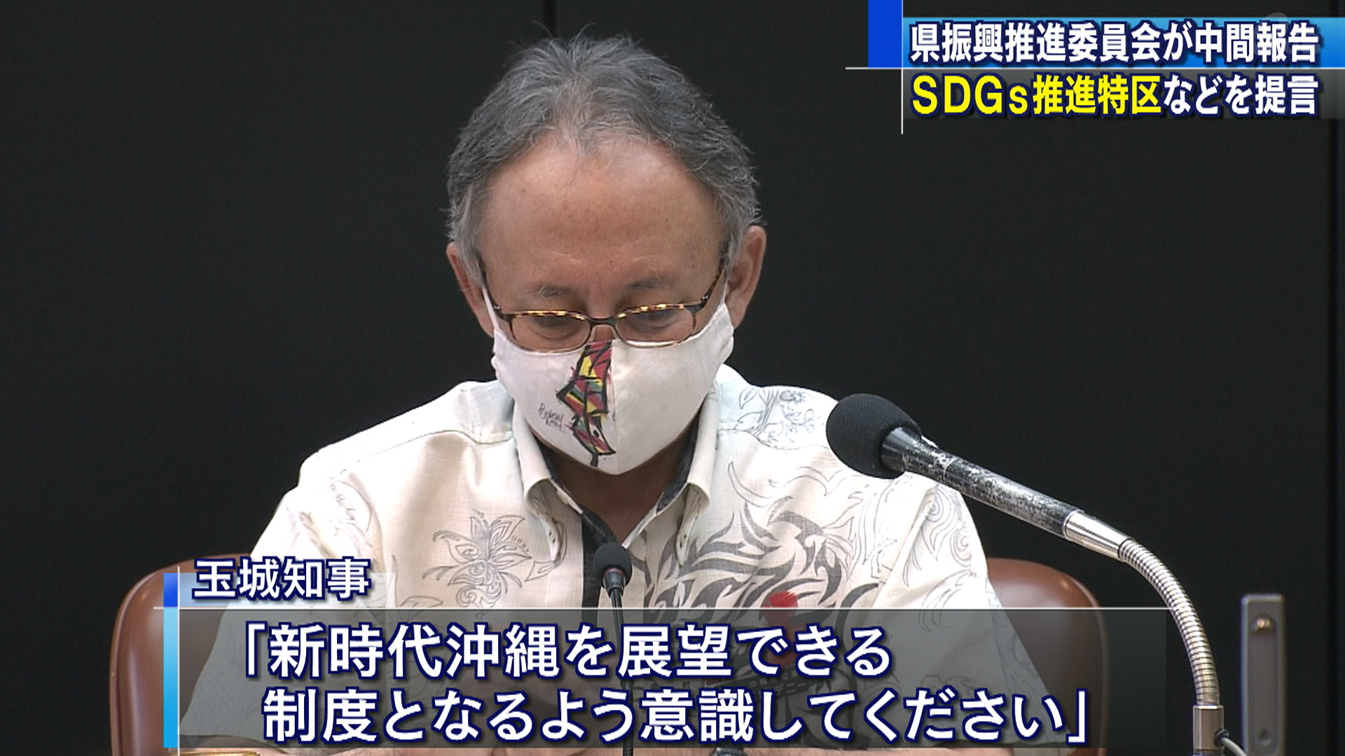 県振興推進委員会が中間報告をまとめる