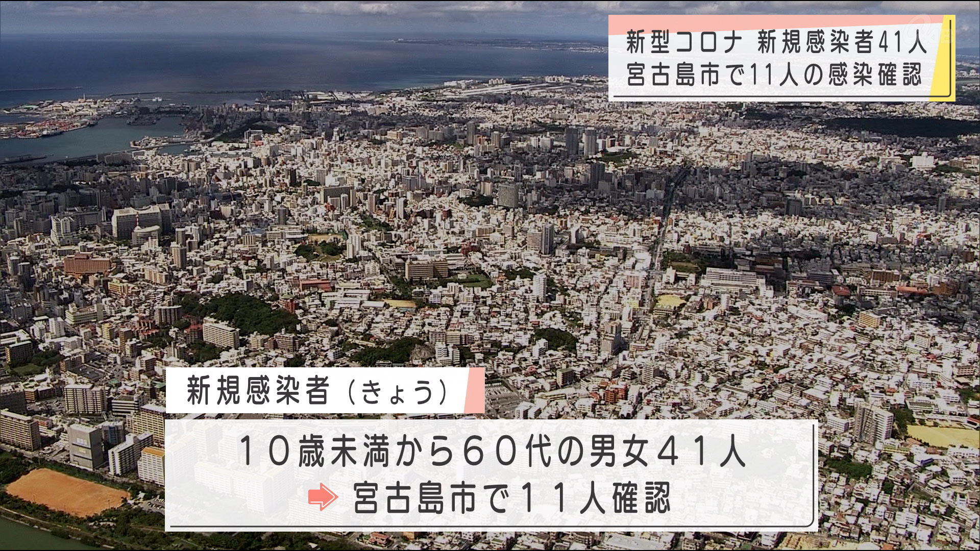 新型コロナ沖縄の新規感染者は４１人