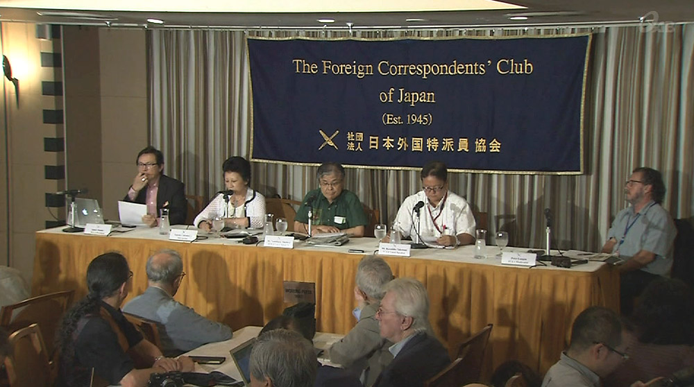 沖縄タイムスと琉球新報が外国特派員協会で会見