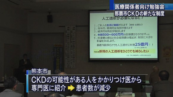 人工透析患者を減らそう CKD勉強会