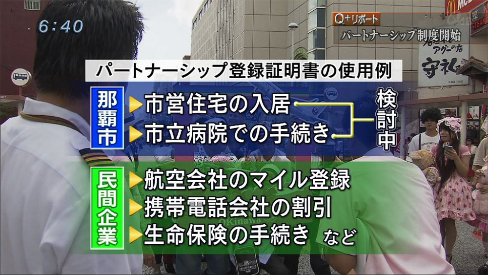 Q＋リポート パートナーシップ制度 喜びと課題