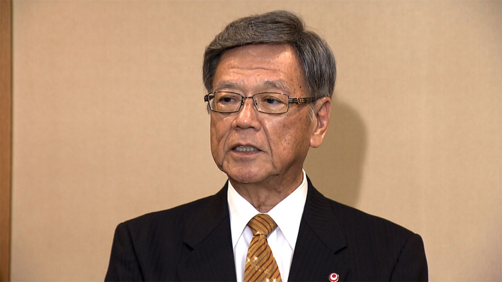 翁長知事　承認取り消しを取りさげる