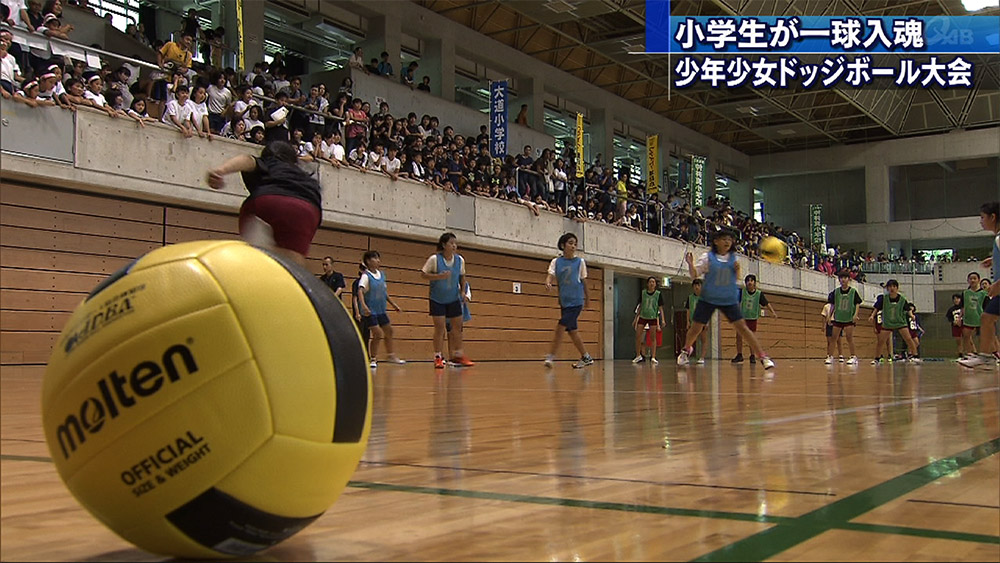 ドッジボールで白熱 市内の小学生1500人