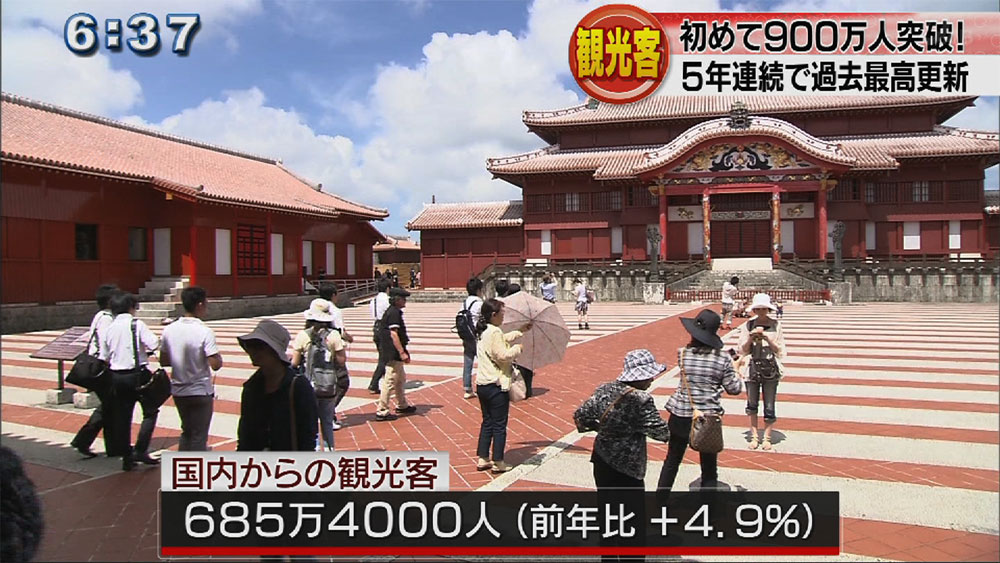 １７年観光客は９３９万人　外国人は２５４万人