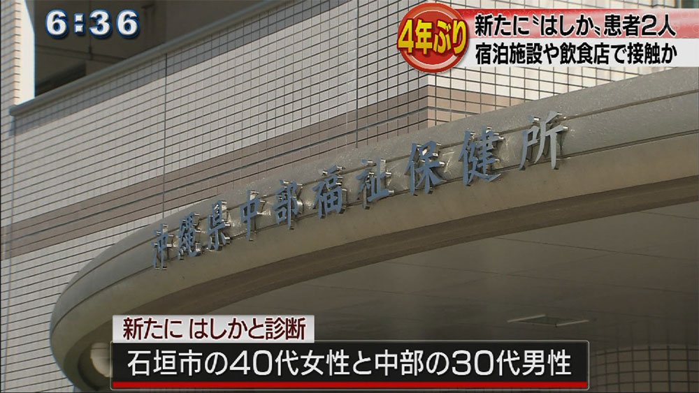 ４年ぶりのはしか患者　新たに２人確認