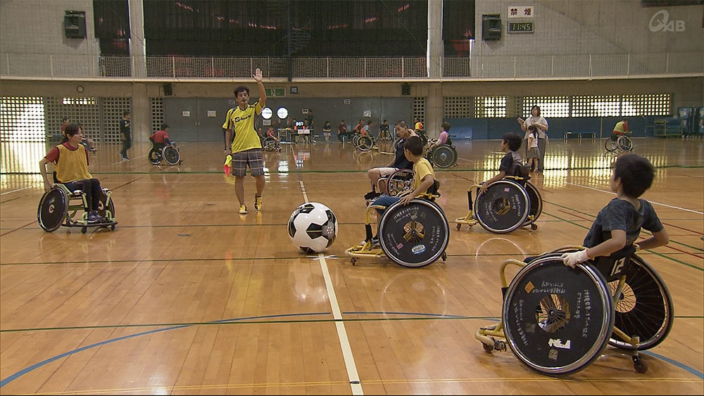 うらそえ車いすサッカー大会