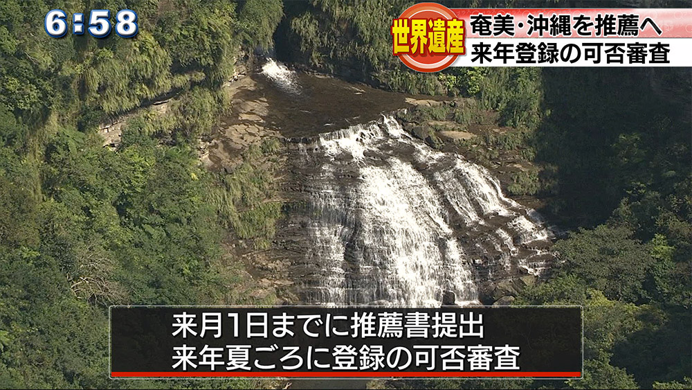 世界自然遺産に「奄美・沖縄」推薦へ