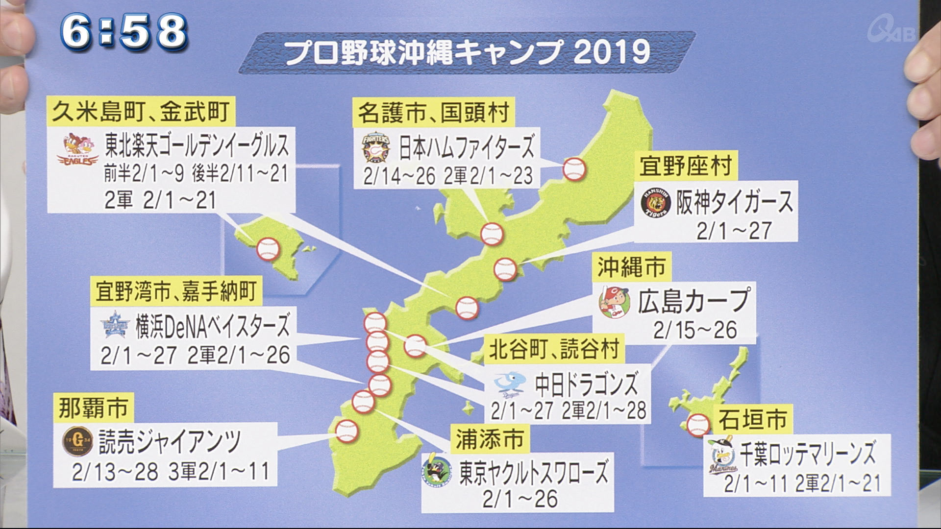 ジャイアンツ３軍キャンプ沖縄入り