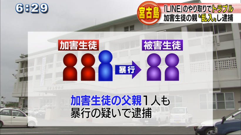 中学生同士のケンカに父親「乱入」し逮捕