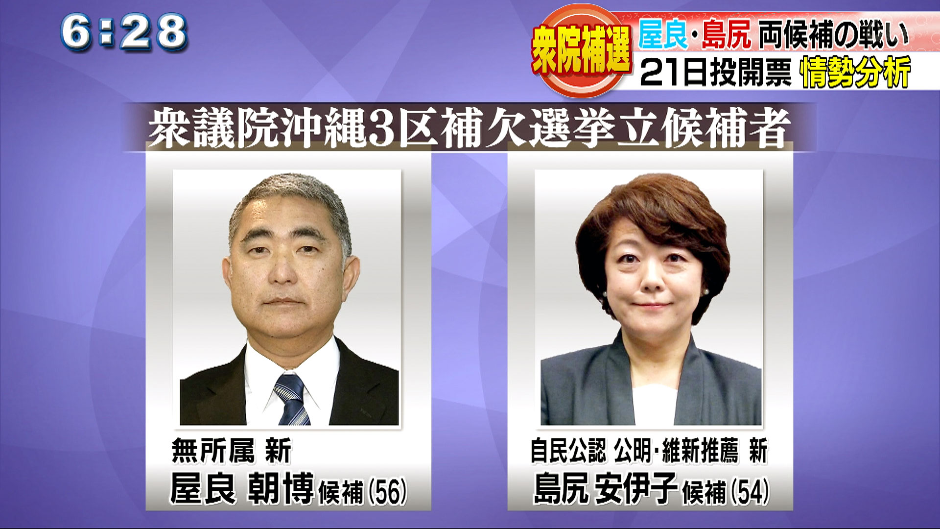 ３区補選情勢調査・世論調査