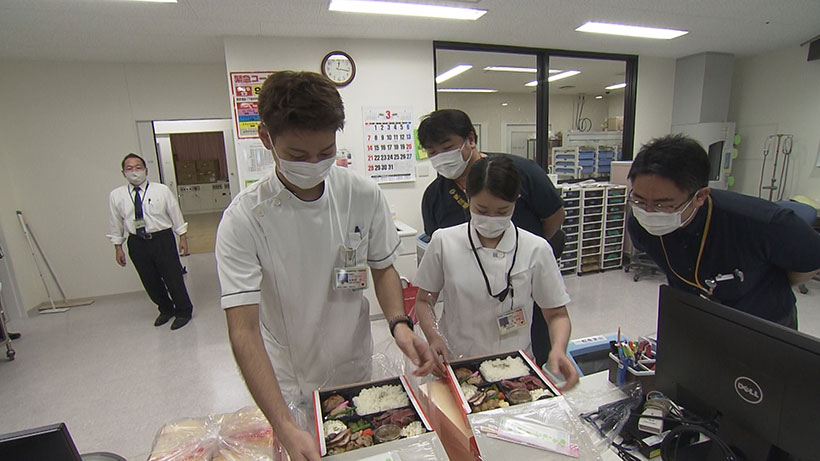 医療従事者にお弁当でエールを　イッペーマーサン食堂
