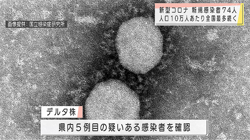 新型コロナ新たに74人感染