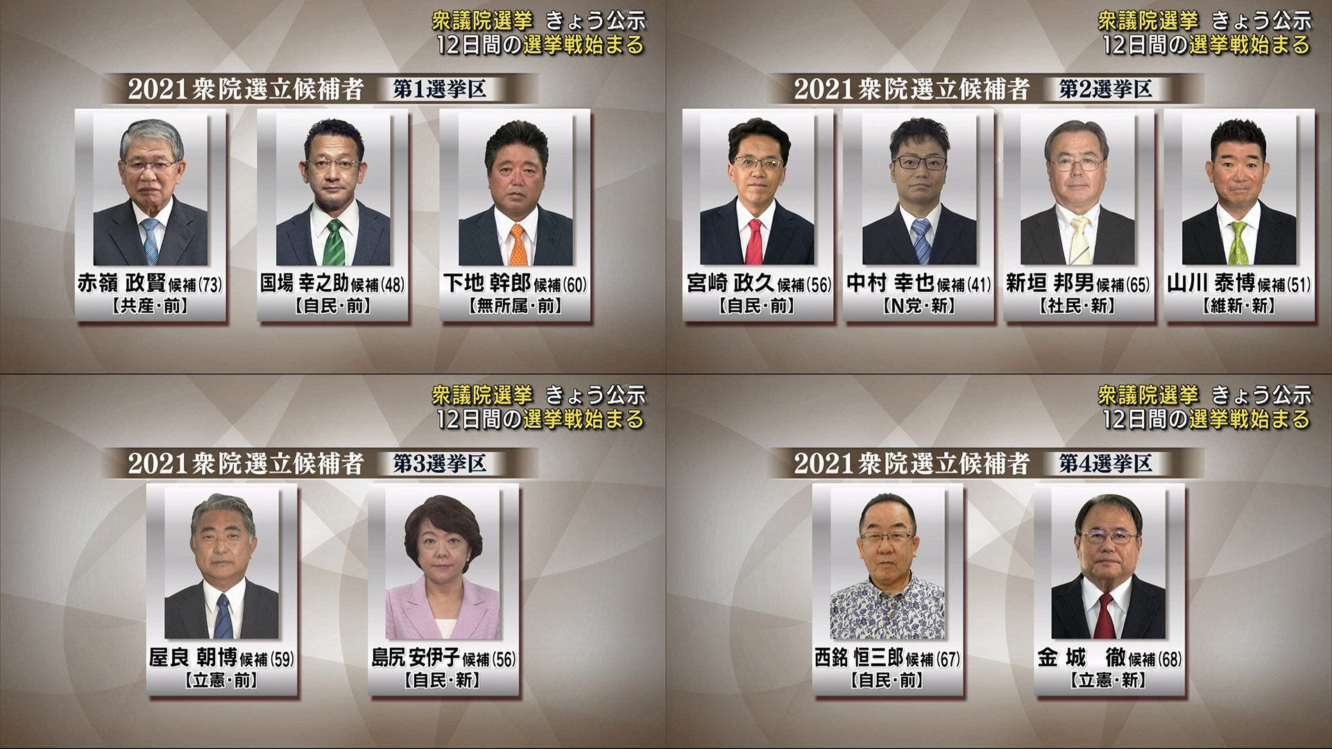 衆議院選挙きょう公示 現時点で１１人が届け出 Qab News Headline