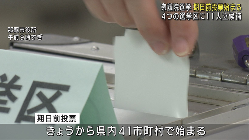 衆議院選挙 期日前投票始まる