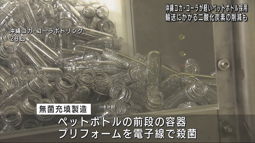 沖縄コカ・コーラボトリングが日本初の設備を導入