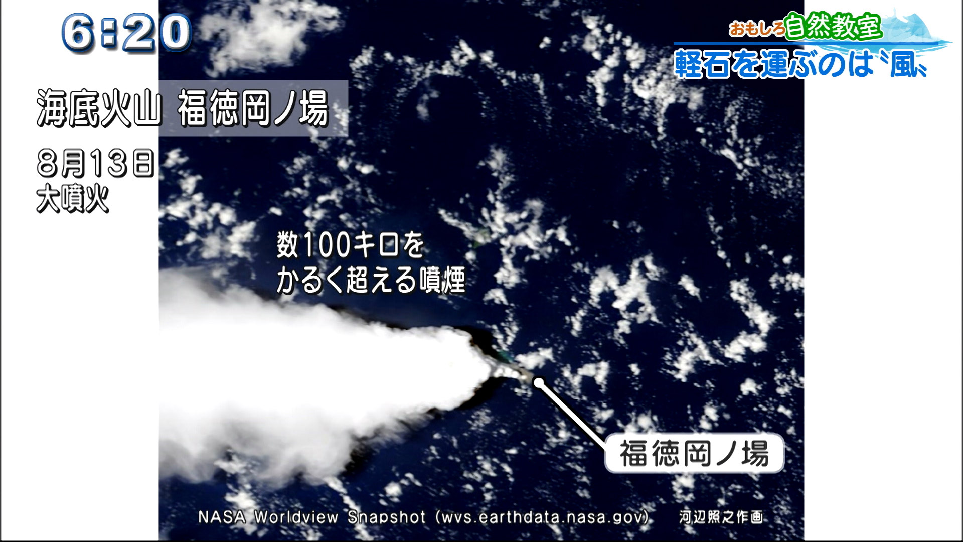 気象予報士テルさんのおもしろ自然教室 11 軽石を科学 軽石を運ぶのは風 Qab News Headline 気象予報士テルさんのおもしろ自然教室 11 軽石を科学 軽石を運ぶのは風 Qab News Headline