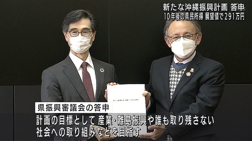 沖縄振興計画審議会が知事に答申