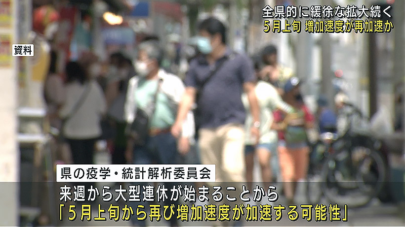 沖縄県の調査チーム 新型コロナ「GWに伴う感染再加速」を懸念