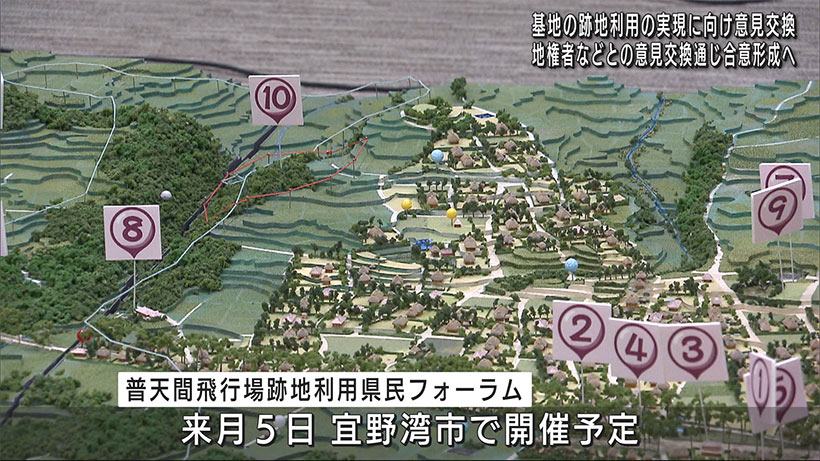 普天間飛行場の跡地利用実現に向け会議