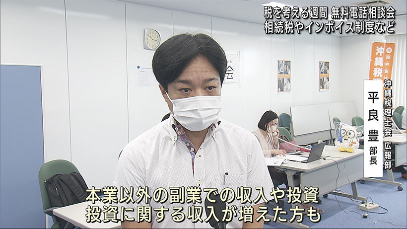 税を考える週間　無料電話相談会