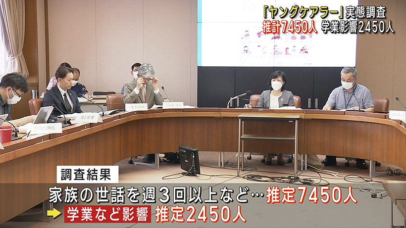 沖縄県内の「ヤングケアラー」推定で約7450人にのぼる 学業に影響2450人