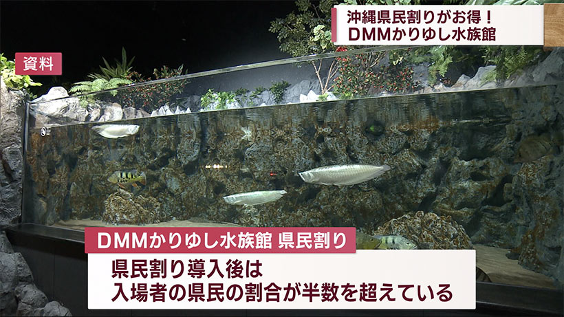 ＤＭＭ水族館に初！県民割り導入で来場者アップ