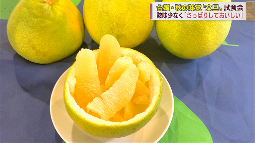 知ってますか？台湾の秋のフルーツ「文旦」沖縄県内で試食会