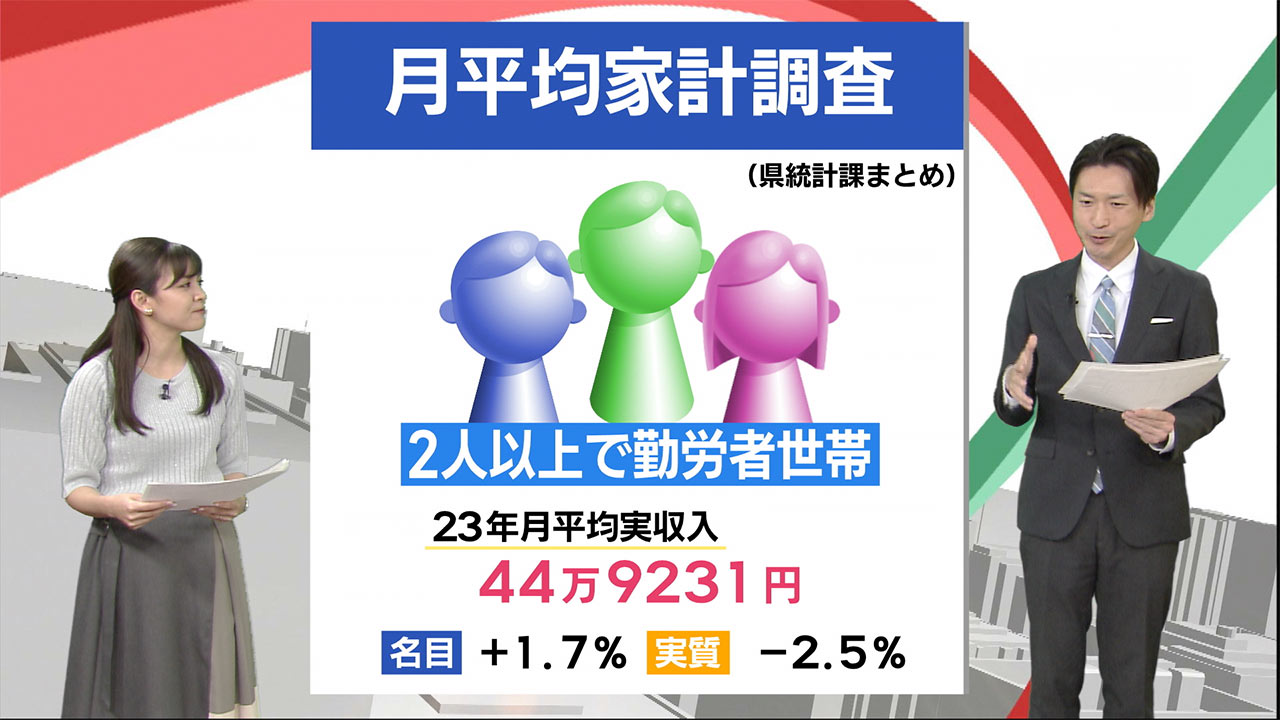 ２３年家計調査概要　ビジネスキャッチー